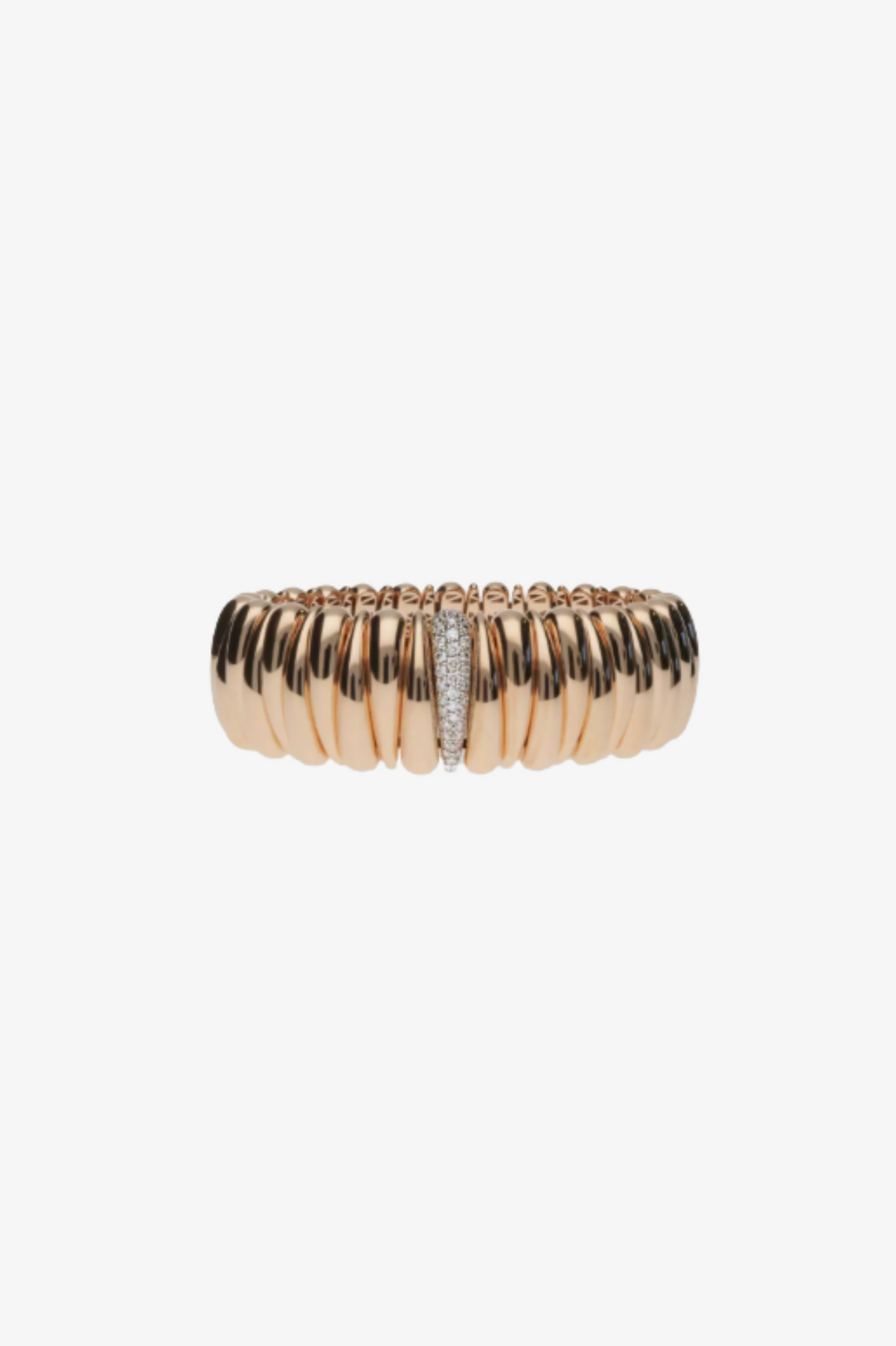 Pulseira de ouro amarelo com diamantes