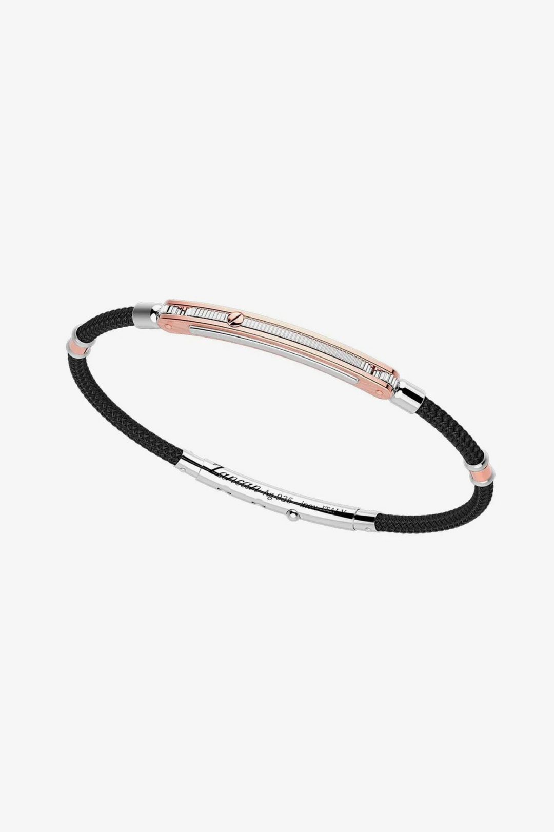 Pulseira de prata e ouro