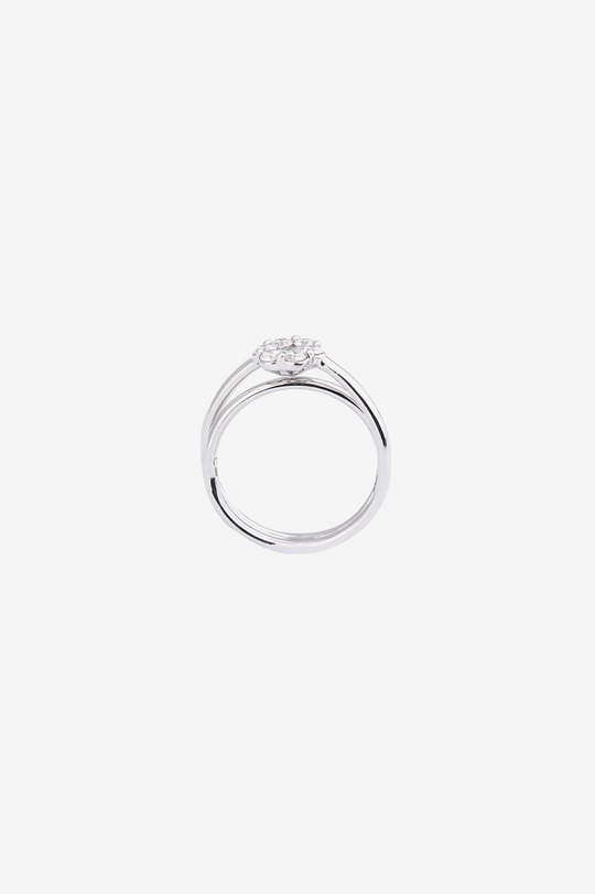 White Gold and Diamonds Engagement Ring