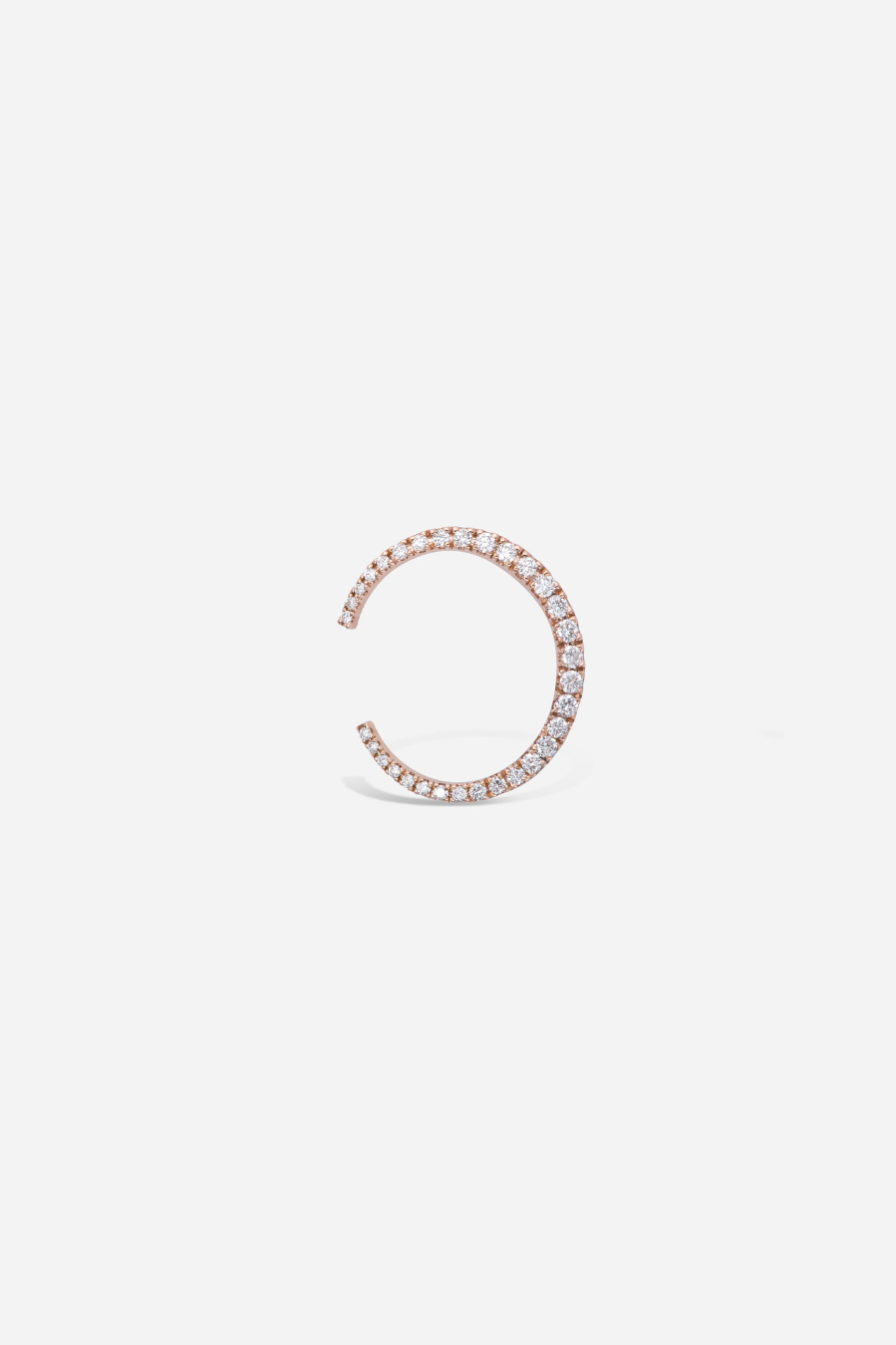 Brinco Sasa em ouro rosa e diamantes