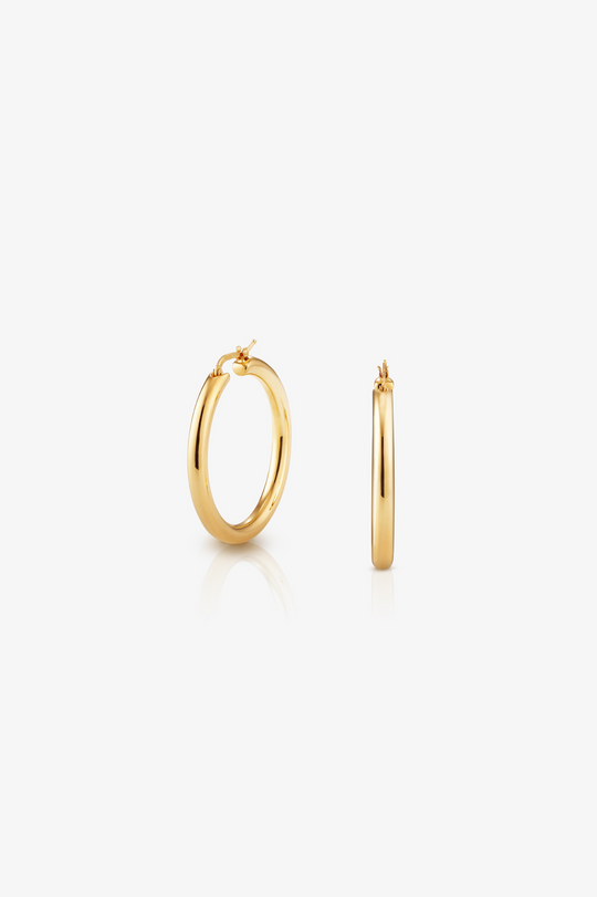 Gold Loop Earrings III