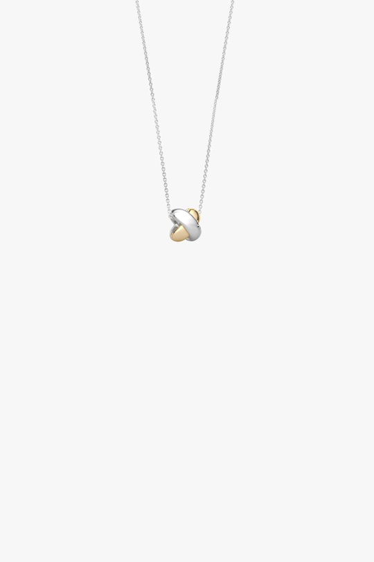 Gold & Silver Kisses Mini Necklace