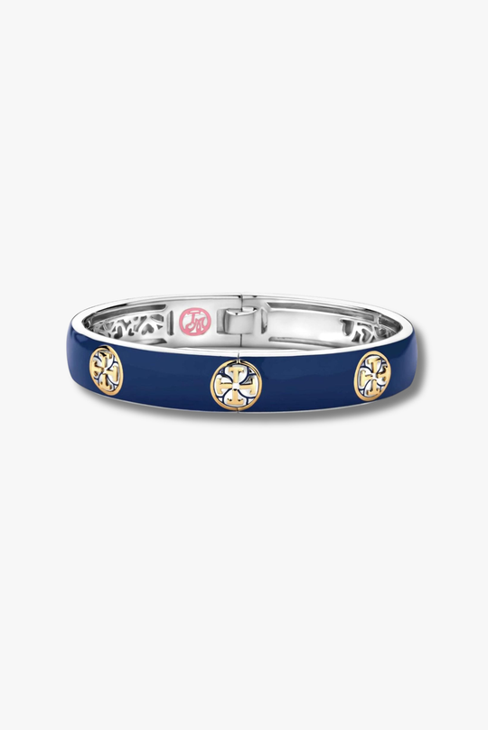 Pulseira grande Bangle Azul