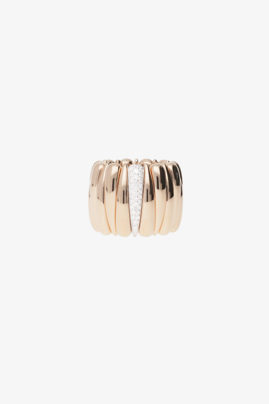 Yellow Gold Ring with Diamonds