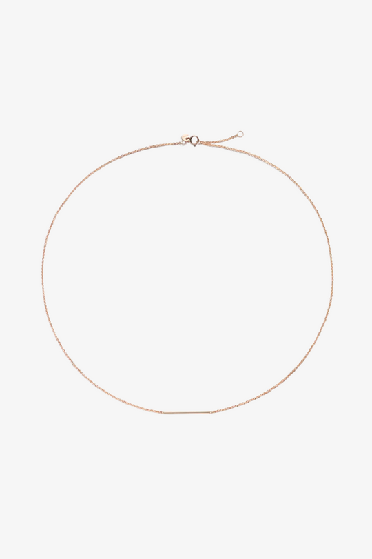 Rose Gold Line Necklace