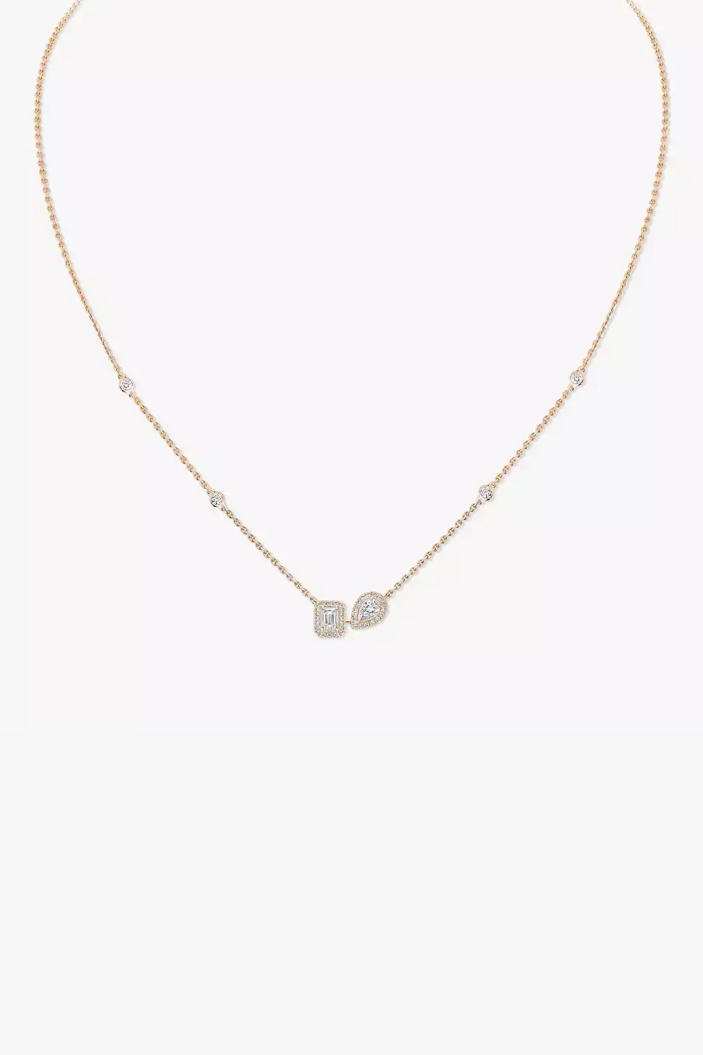 Colar My Twin Toi & Moi em ouro rosa