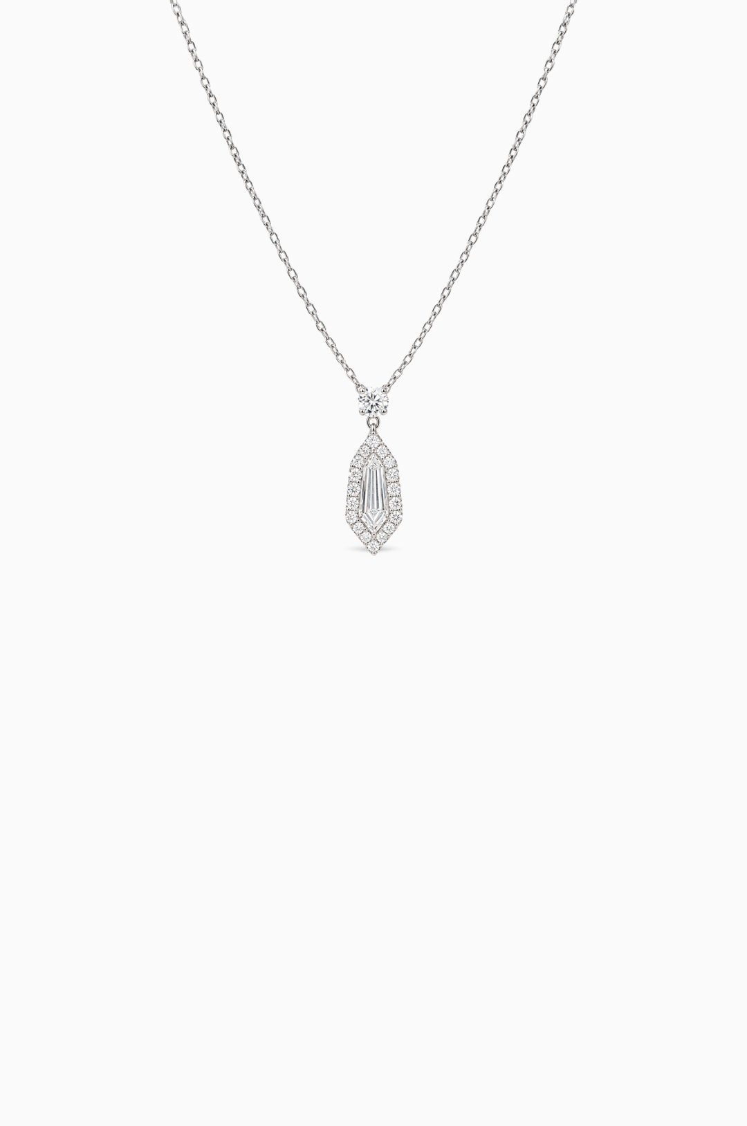 White Gold Necklace with Diamonds