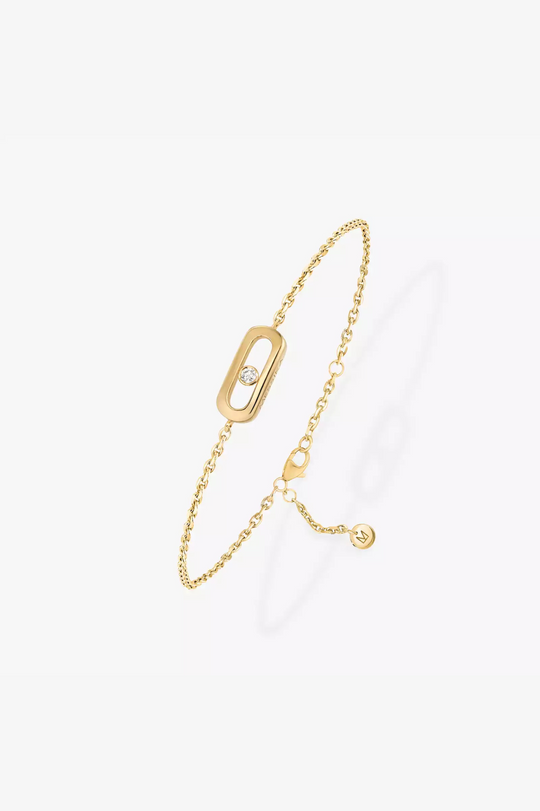 Pulseira D-Vibes PM em ouro amarelo e diamantes