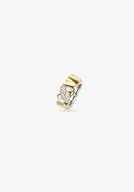 LXVE Ring with Diamonds