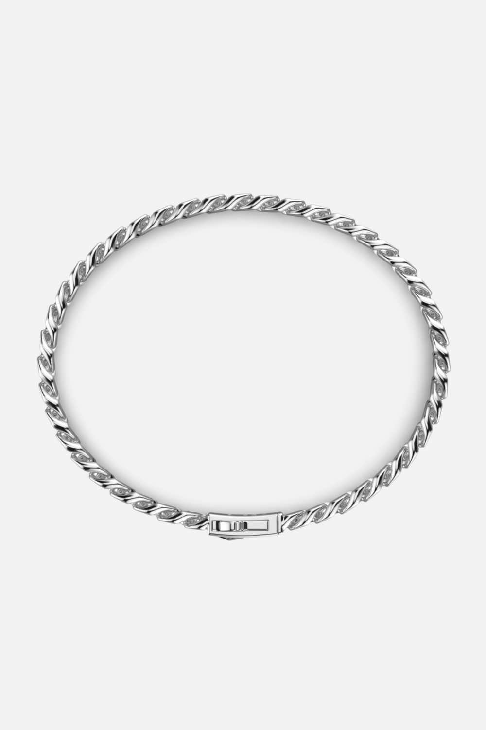 Silver Curb Chain Bracelet