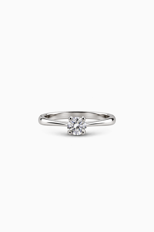 White Gold and Diamond Engagement Ring