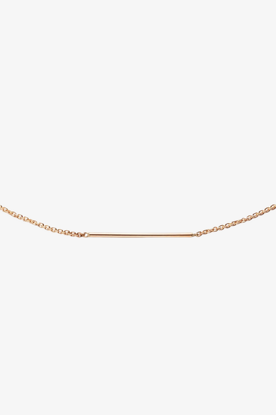 Rose Gold Line Necklace