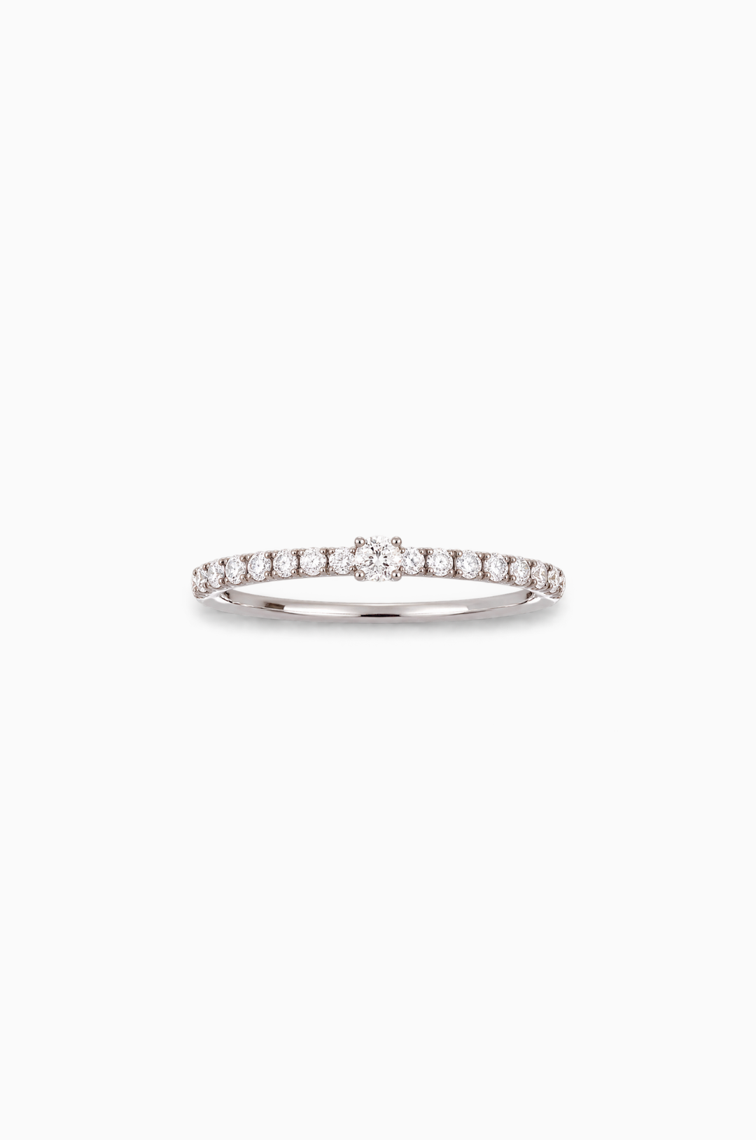 White Gold and Diamonds Engagement Ring