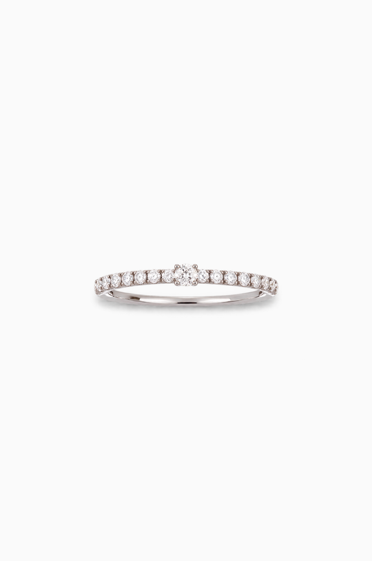 White Gold and Diamonds Engagement Ring
