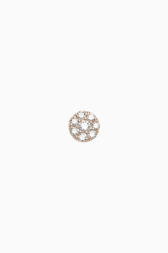 Piercing de Argola em Ouro Rosa com Diamantes