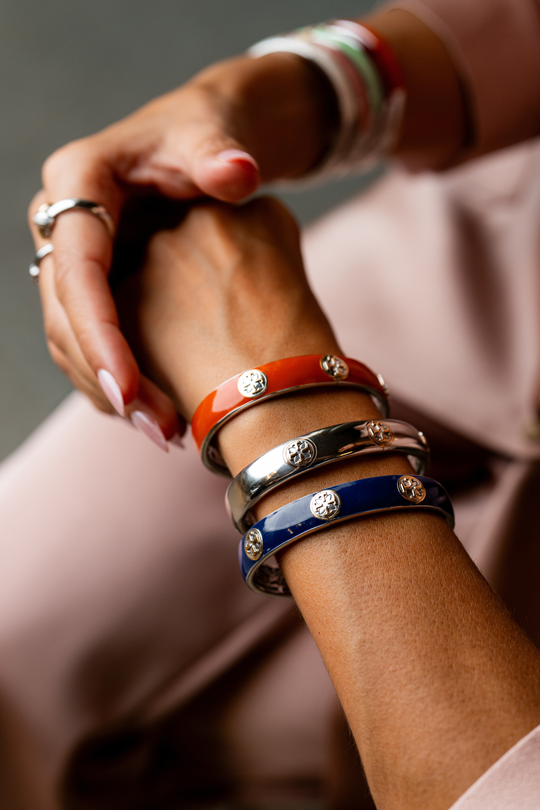 Pulseira grande Bangle Laranja