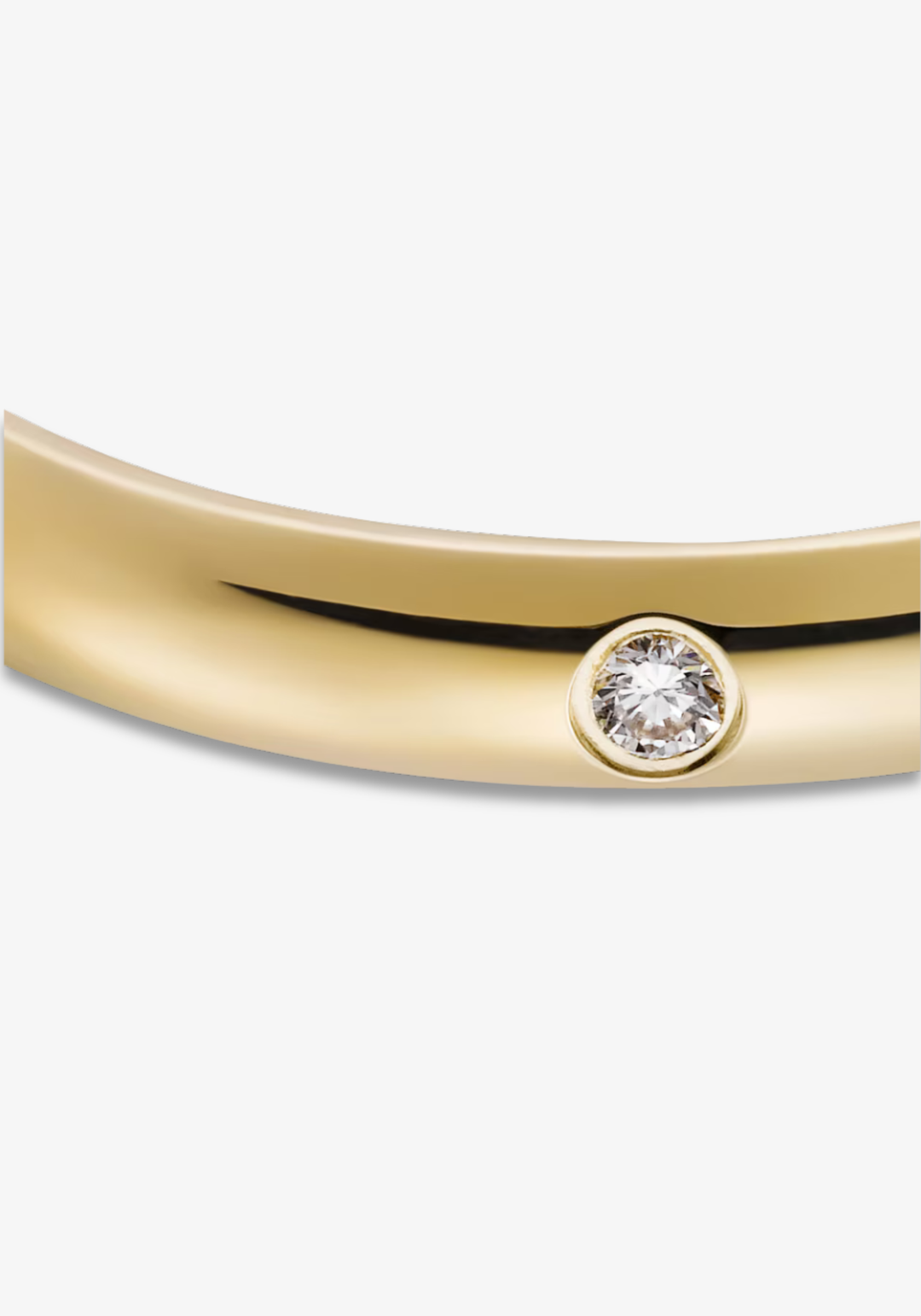 Wedding Ring 2.6mm with Diamond