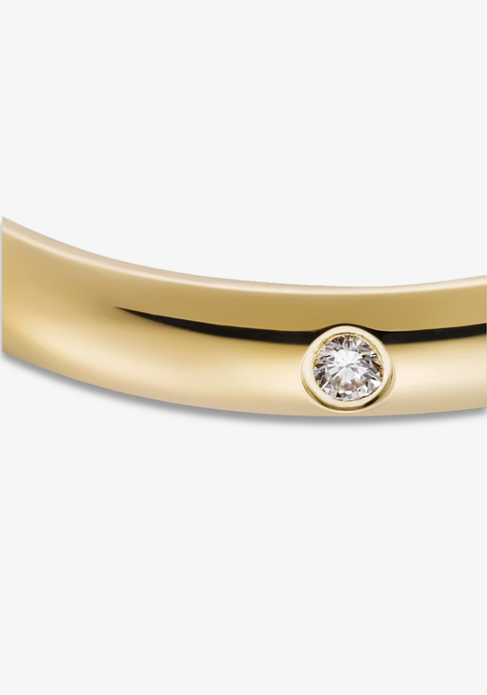 Wedding Ring 2.6mm with Diamond