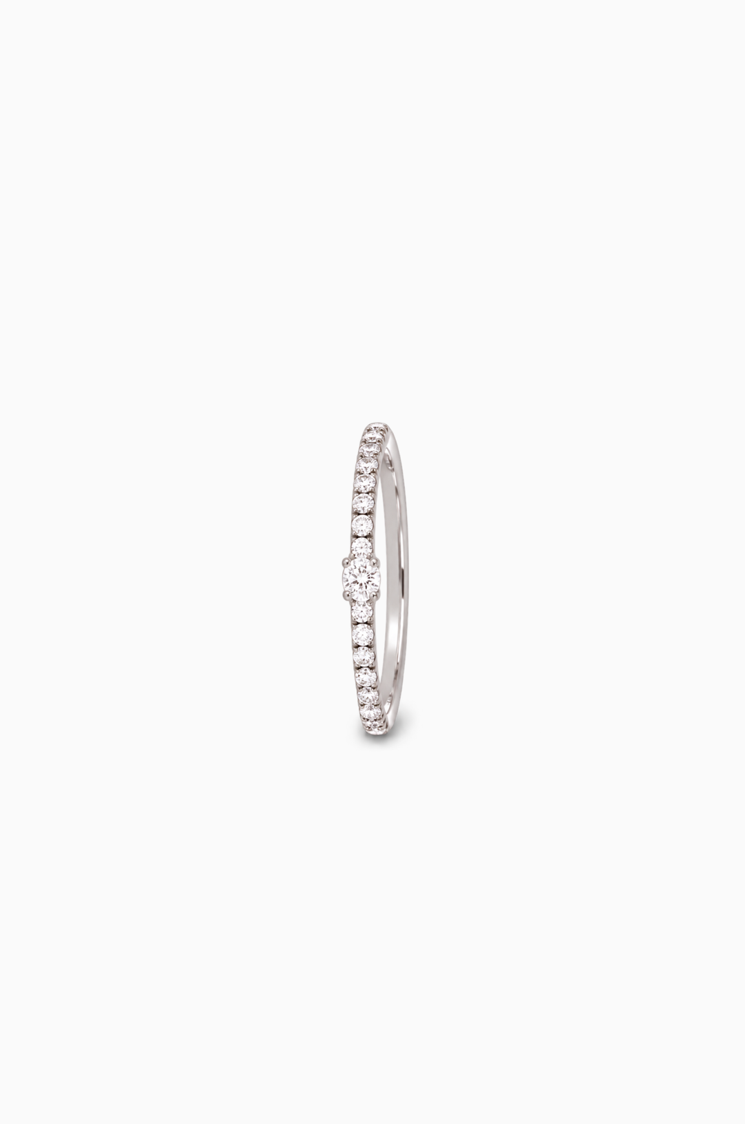 White Gold and Diamonds Engagement Ring