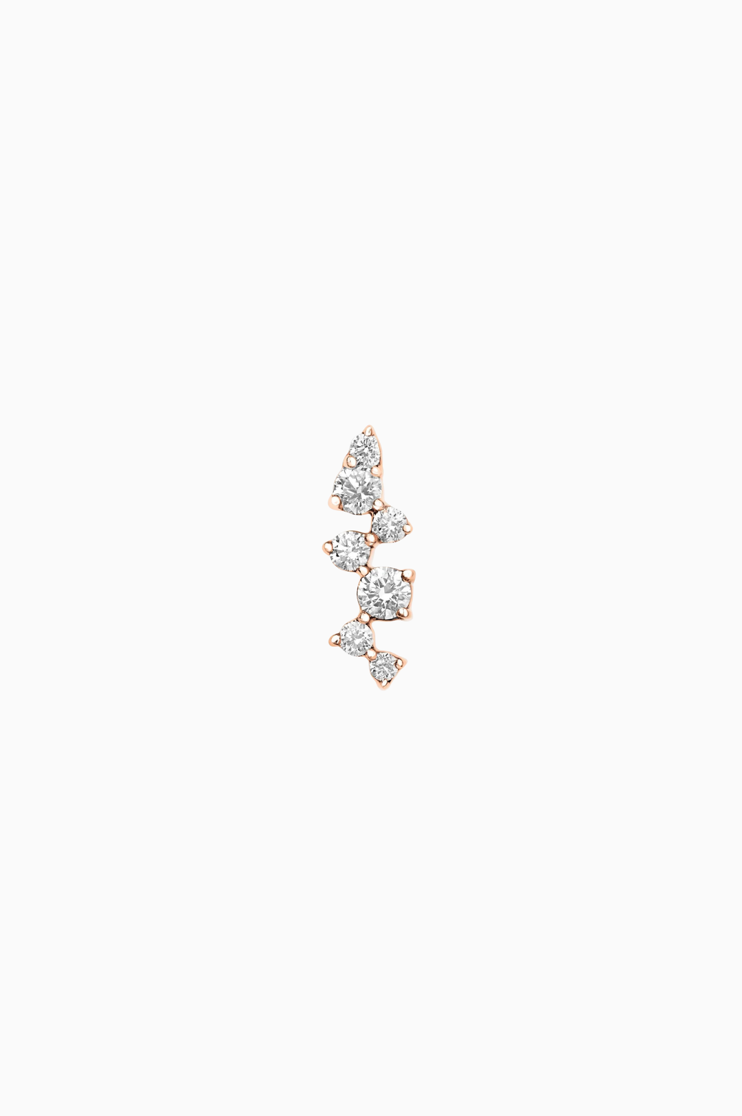 Pink Gold Fairytale Piercing with Diamonds