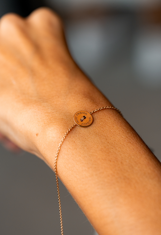 Best Friends Forever Rose Gold Bracelet