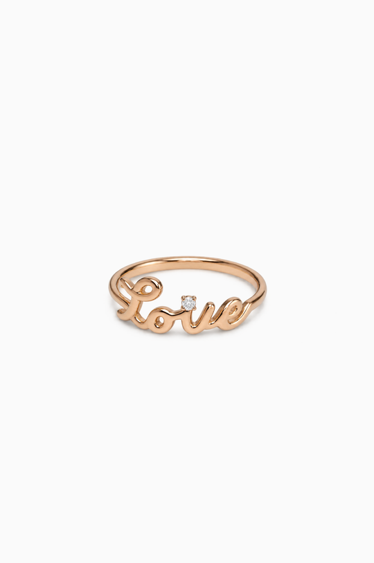 Love Pink Gold Ring