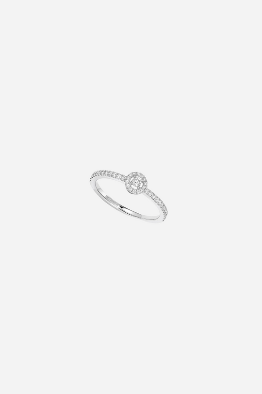 Joy Brilliant Cut Diamond Engagement Ring - White Gold