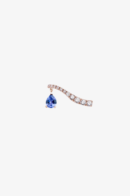 Sasa Crawler Tanzanite Earring