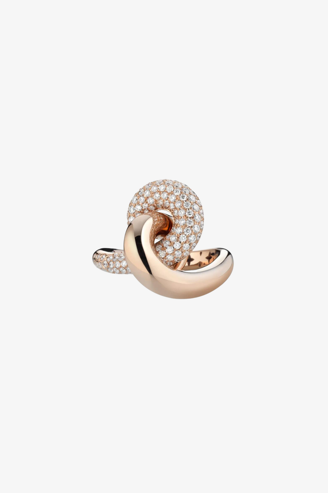 Loopy Diamonds Ring