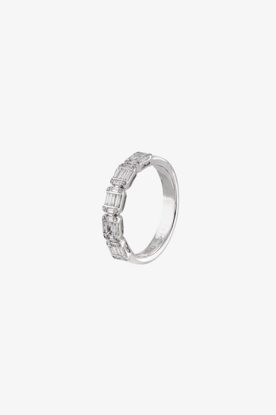 White Gold and Diamond Engagement Ring IV