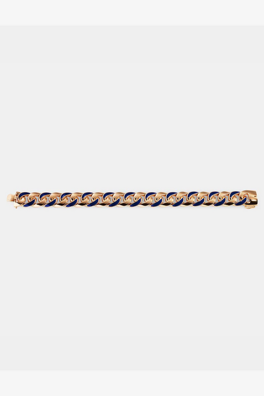 Pink Gold Chain Bracelet