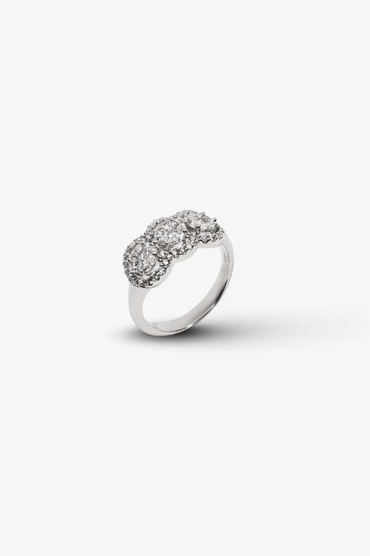 White Gold and Diamonds Engagement Ring