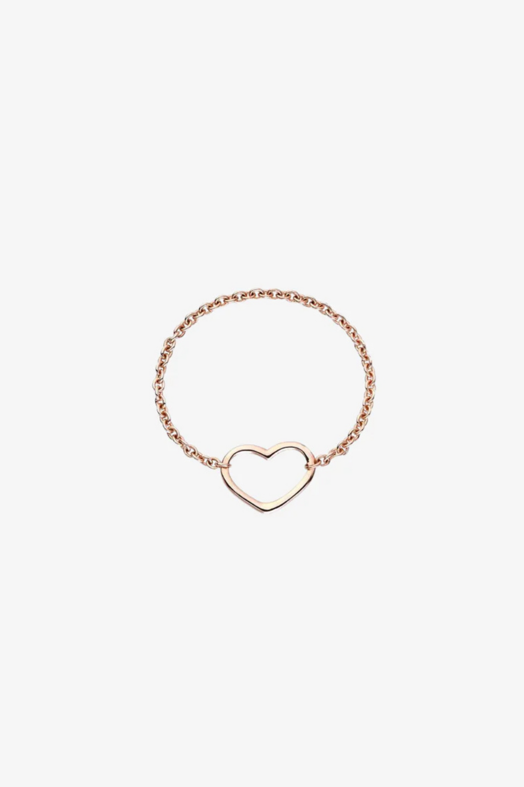 Soft Heart Ring in Gold