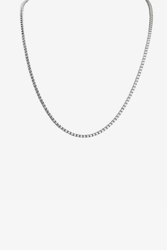 White Gold and Diamond Necklace