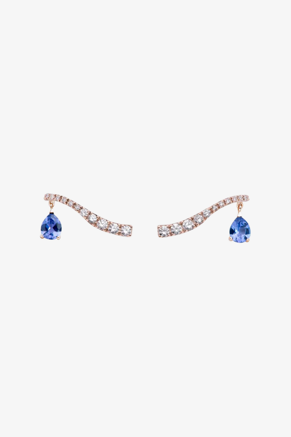 Sasa Crawler Tanzanite Earrings