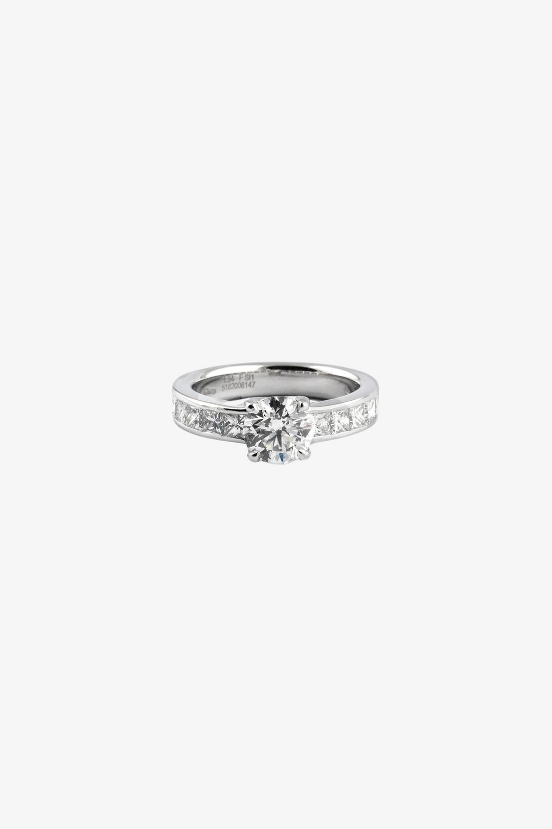 White Gold Diamond Engagement Ring III