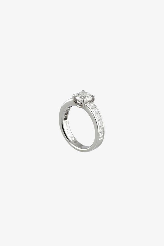 White Gold Diamond Engagement Ring III