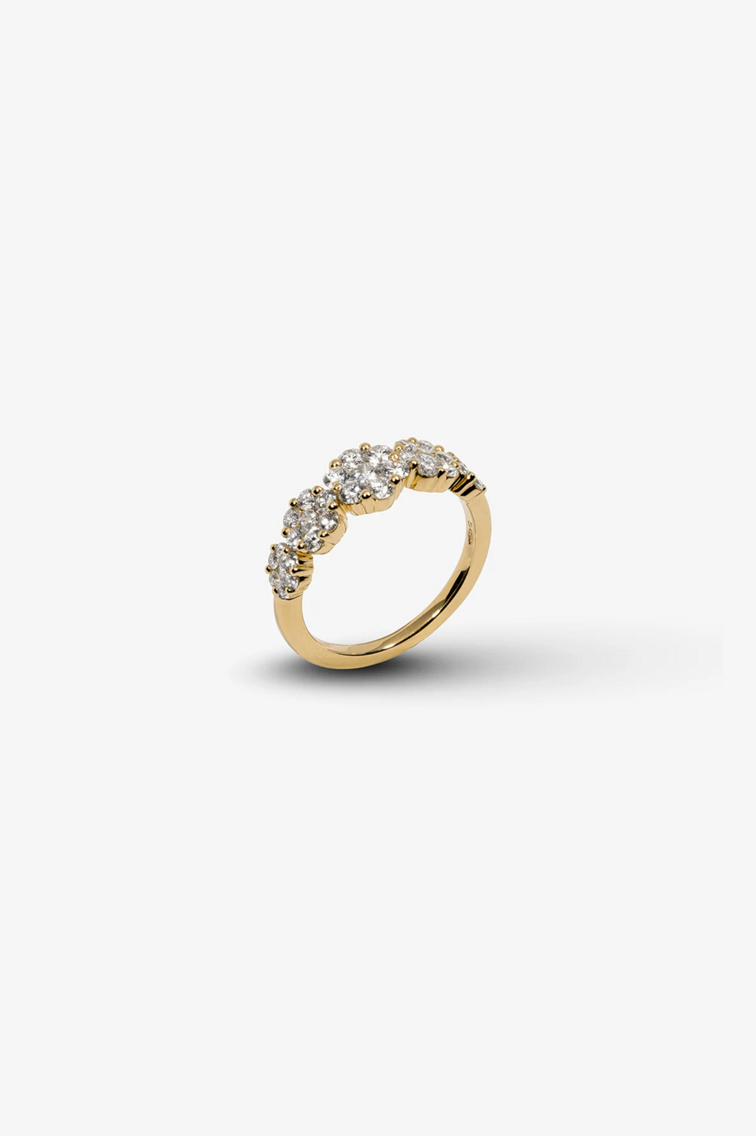 Yellow Gold and Diamonds Engagement Ring