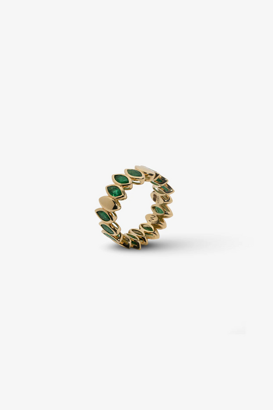 Yellow Gold and Emerald Ring