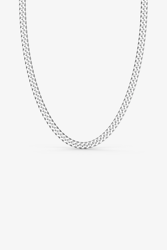 Silver chain necklace