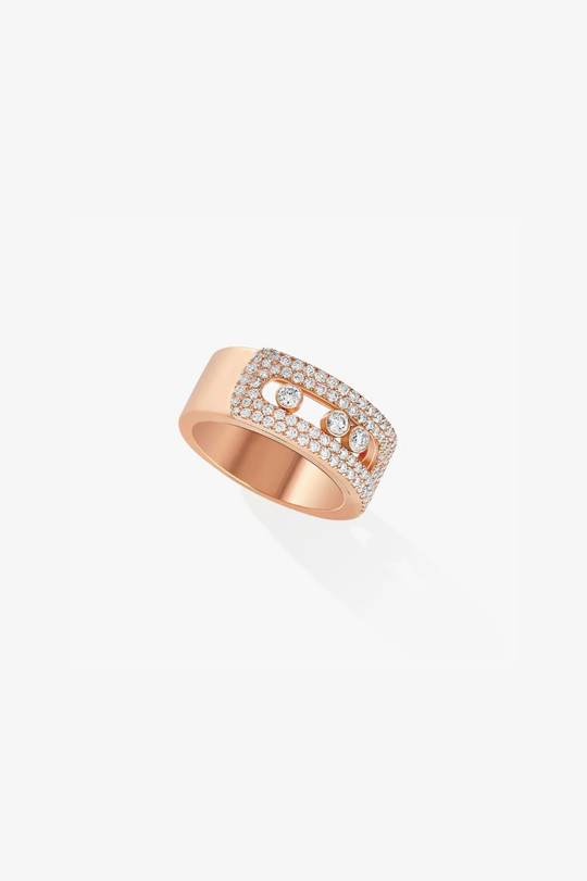 Move Noa Gm Pavé Ring - Rose Gold