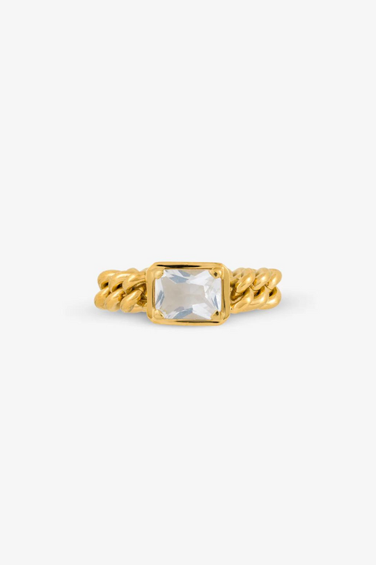 Rectangular Stone Ring