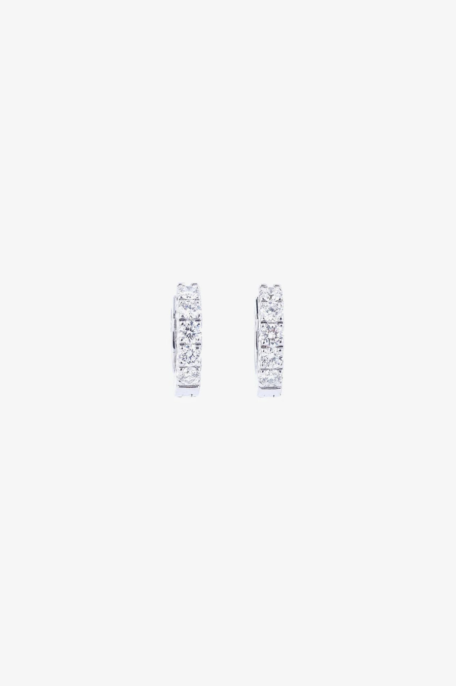 White Gold and Diamond Earrings