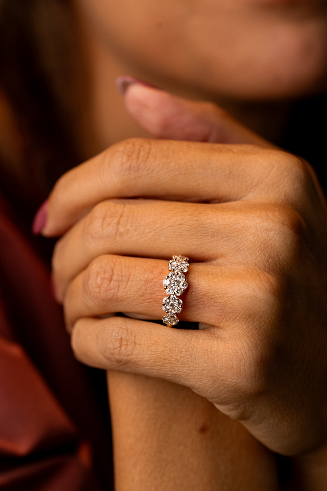 Yellow Gold and Diamonds Engagement Ring