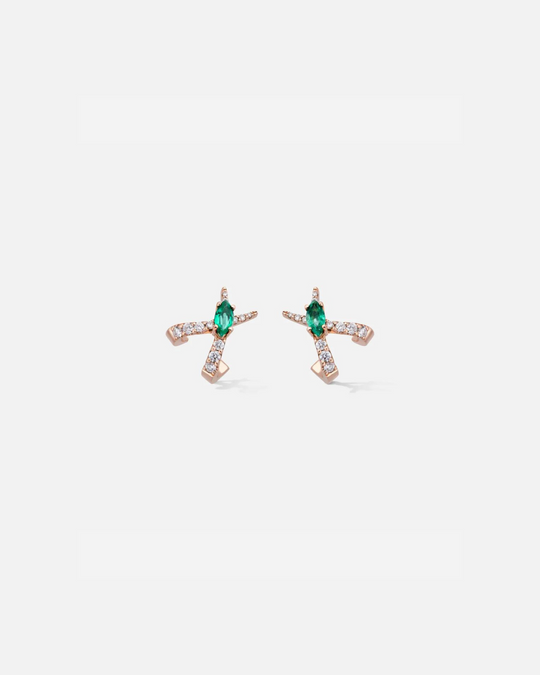 Air Garden Cross Earrings