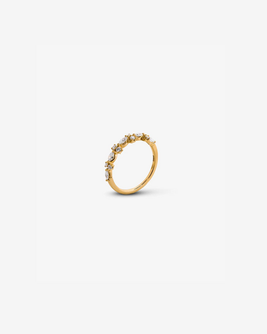 Gold Ring with Diamonds