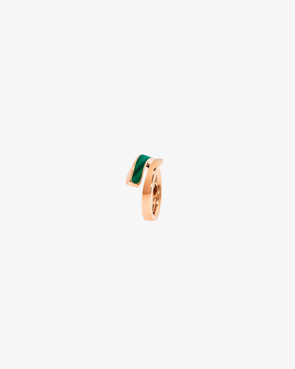 Gold Malachite Ring