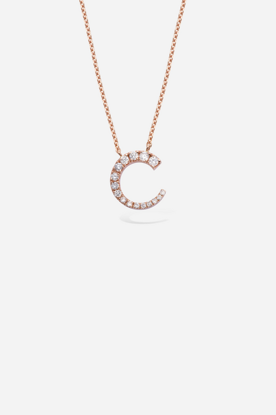 Colar Sasa em Ouro Rosa com Diamantes