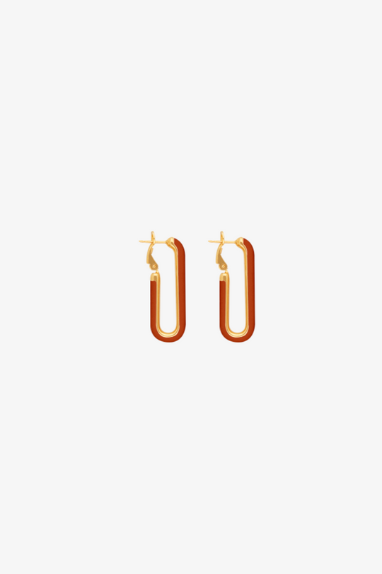 Silver Loops with enamel
