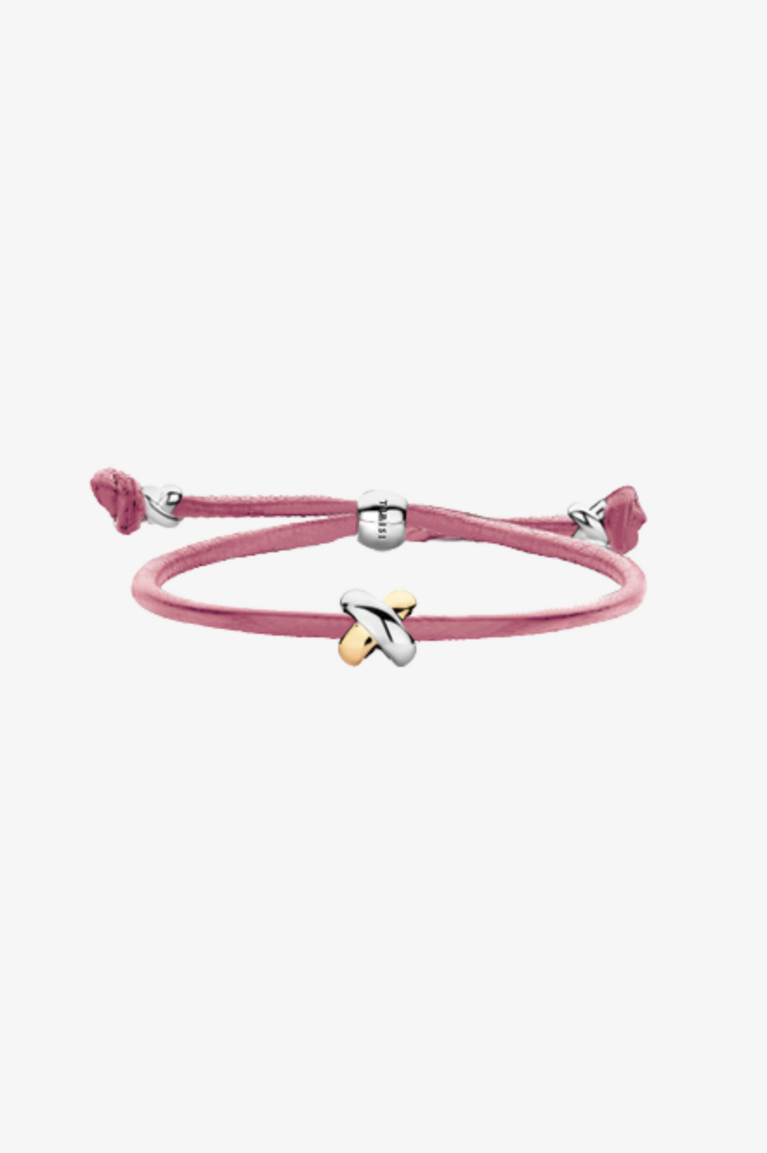 Pulseira em couro com cruz